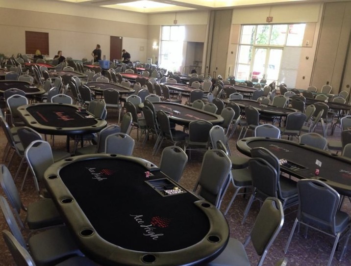 room with casino tables